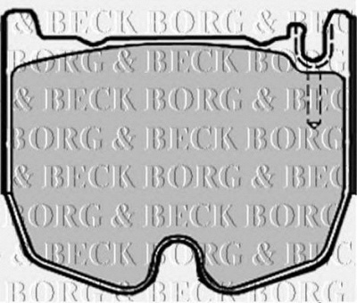 BORG & BECK bbp1919 -  Комплект тормозных колодок, дисковый тормоз